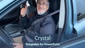  Presentation with lonely man new zealand tourists - Beautiful theme featuring senior-man-smiling-happy backdrop and a ocean colored foreground