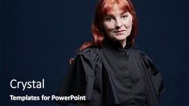  Presentation with black people - Presentation design featuring senior-people-fashion-and-beauty background and a wine colored foreground