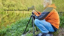  Presentation with nature - Beautiful slides featuring senior-photographer-as-a-professional backdrop and a yellow colored foreground