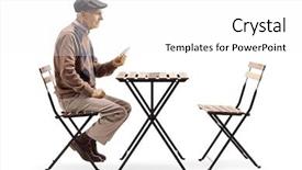  Presentation with playing cards - Audience pleasing presentation consisting of senior playing cards isolated backdrop and a  colored foreground