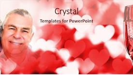  Presentation with old couple - Cool new slide deck with senior retiret - digital composite of old couple backdrop and a lemonade colored foreground