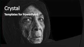  Presentation with jewish - Cool new PPT theme with senior russian peasant woman backdrop and a  colored foreground