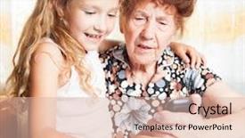  Presentation with generation - Amazing slides having senior-with-girl-generation-elderly backdrop and a lemonade colored foreground