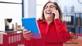  Presentation with senior worker - 