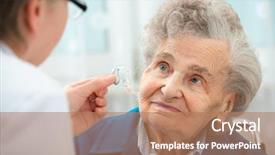  Presentation with hearing test - Colorful PPT theme enhanced with rome italy with map backdrop and a coral colored foreground