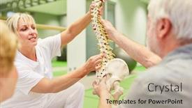  Presentation with back pain - Slide deck consisting of seniors-and-physiotherapists-learn background and a lemonade colored foreground