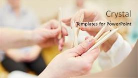  Presentation with crayons - Presentation theme consisting of seniors-choosing-crayons-in-painting background and a lemonade colored foreground