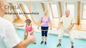  Presentation with tires - Theme having seniors-play-and-throw-tires background and a lemonade colored foreground