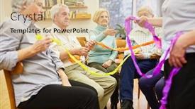  Presentation with dementia - Theme enhanced with seniors-with-dementia background and a lemonade colored foreground