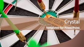  Presentation with gut - PPT theme featuring sense - gut feeling background and a coral colored foreground