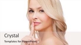  Presentation with clean - Slides enhanced with skin sense - health and beauty concept background and a lemonade colored foreground