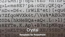  Presentation with computer software - Amazing presentation having sense produced by a fault backdrop and a  colored foreground