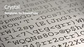  Presentation with software - Presentation theme consisting of sense produced by a fault background and a  colored foreground