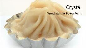 Presentation with china food - Slides with sense taste - china food dumpling background and a  colored foreground