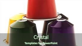  Presentation with coffee beans on a white - Beautiful slides featuring sense taste - coffee capsules isolated backdrop and a tawny brown colored foreground