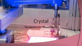  Presentation with sensor - Amazing presentation design having sensor camera system in intellegenc backdrop and a  colored foreground