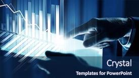  Presentation with sensor - Presentation with sensor network - close up of human hands background and a navy blue colored foreground