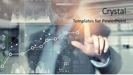  Presentation with technologies sensor - Cool new presentation theme with sensor network - using innovative technologies mixed media backdrop and a coral colored foreground