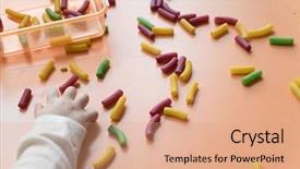  Presentation with motor - Presentation theme having sensory play background and a coral colored foreground