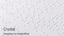  Presentation with page - Presentation featuring sensory system - close up of paper page background and a white colored foreground