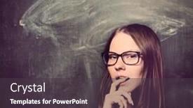  Presentation with chalk board - PPT theme with 2018 happy new year sale christmas background word cloud holidays lettering collage background and a light blue colored foreground.