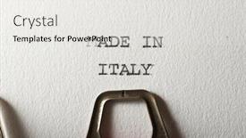  Presentation with italy - Colorful slide deck enhanced with sentence-made-in-italy-written backdrop and a white colored foreground