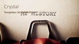  Presentation with history - Theme enhanced with sentence-my-history-written background and a lemonade colored foreground