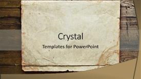  Presentation with letters - PPT layouts featuring sentiment - retro composition with letters background and a soft green colored foreground