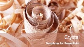  Presentation with chips and salsa - Presentation theme enhanced with sentiment classification - heap of chips closeup background and a  colored foreground