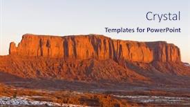  Presentation with arizona - Presentation consisting of sentinel mesa monument valley national park utah-arizona usa background and a sky blue colored foreground