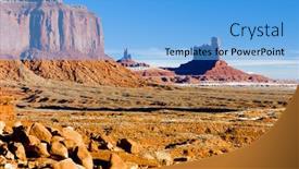  Presentation with national - Presentation theme enhanced with sentinel-mesa-monument-valley-national background and a light blue colored foreground