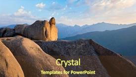  Presentation with sedimentary rock stones - Cool new slides with seoraksan national park south corea backdrop and a  colored foreground