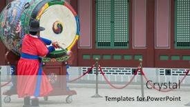  Presentation with sounds - Slide set consisting of seoul-june-09-a-palace background and a light gray colored foreground