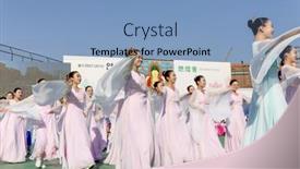  Presentation with rally - Audience pleasing theme consisting of moss with blurred mountain river backdrop and a tawny brown colored foreground