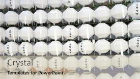  Presentation with lanterns - Presentation theme having seoul-republic-of-korea-march background and a soft green colored foreground