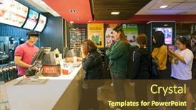  Presentation with food service - 