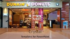  Presentation with airport terminal - Audience pleasing slides consisting of seoul-south-korea-circa backdrop and a coral colored foreground