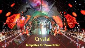  Presentation with oled - Audience pleasing PPT theme consisting of seoul-south-korea-circa backdrop and a tawny brown colored foreground