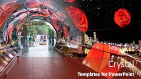  Presentation with oled - Audience pleasing theme consisting of seoul-south-korea-circa backdrop and a tawny brown colored foreground