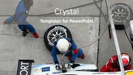  Presentation with race circuit - Beautiful PPT theme featuring sepang-june-19-lmp-motorsport backdrop and a gray colored foreground