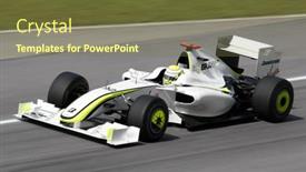  Presentation with petronas - Presentation theme having sepang-malaysia-april-3-brawn background and a tawny brown colored foreground