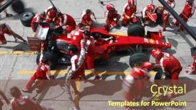  Presentation with petronas - Slides having sepang-malaysia-april-4-scuderia background and a tawny brown colored foreground