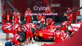  Presentation with petronas - Cool new PPT theme with sepang-malaysia-april-8-scuderia backdrop and a tawny brown colored foreground