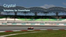  Presentation with honda - Amazing slides having sepang-malaysia-february-2-motogp backdrop and a ocean colored foreground