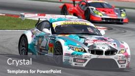  Presentation with race circuit - Amazing slide deck having sepang-malaysia-june-19 backdrop and a gray colored foreground