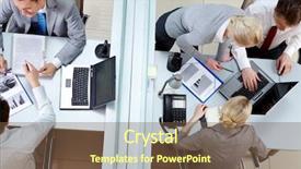  Presentation with teams - Theme enhanced with separated by border in office background and a  colored foreground