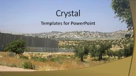  Presentation with palestine - Presentation design having separating israel with the west background and a light blue colored foreground