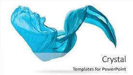  Presentation with elegant - Theme enhanced with separation - smooth elegant blue transparent cloth background and a white colored foreground