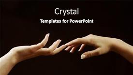  Presentation with peace education two smiley hands - Colorful slide set enhanced with sepia-photo-of-two-hands backdrop and a black colored foreground