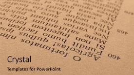  Presentation with old page - Presentation consisting of ancient latin text of aeneid background and a coral colored foreground